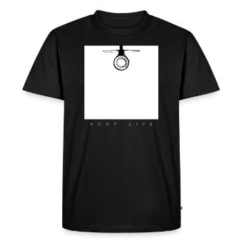 Hoop Basketball Player Hoop Graphic - Men's Premium Organic T-Shirt - black - Front - Nico (187cm)