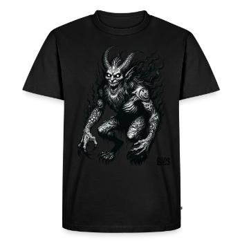 Festival folklorique du Panthéon de la mythologie slave de Bies - T-shirt Premium bio Homme - noir - Devant - Nico (187cm)