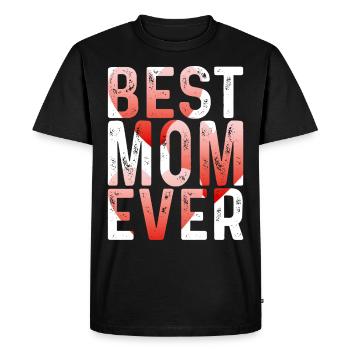 Mom Gift Mother's Day Birthday Mom - Men's Premium Organic T-Shirt - black - Front - Nico (187cm)