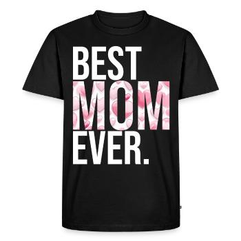 Mom Gift Mother's Day Birthday Mom - Men's Premium Organic T-Shirt - black - Front - Nico (187cm)