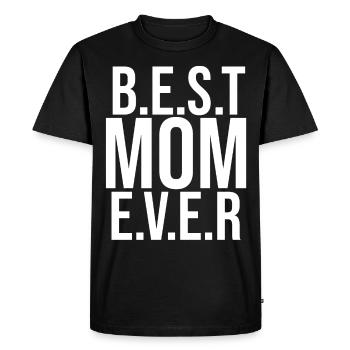 Mom Gift Mother's Day Birthday Mom - Men's Premium Organic T-Shirt - black - Front - Nico (187cm)