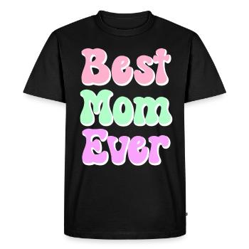 Mom Gift Mother's Day Birthday Mom - Men's Premium Organic T-Shirt - black - Front - Nico (187cm)