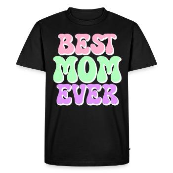 Mom Gift Mother's Day Birthday Mom - Men's Premium Organic T-Shirt - black - Front - Nico (187cm)