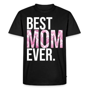 Mom Gift Mother's Day Birthday Mom - Men's Premium Organic T-Shirt - black - Front - Nico (187cm)