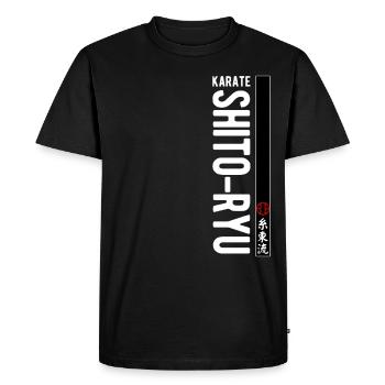 Karaté Shito Ryu Kanji Art Martial Japon - T-shirt Premium bio Homme - noir - Devant - Nico (187cm)