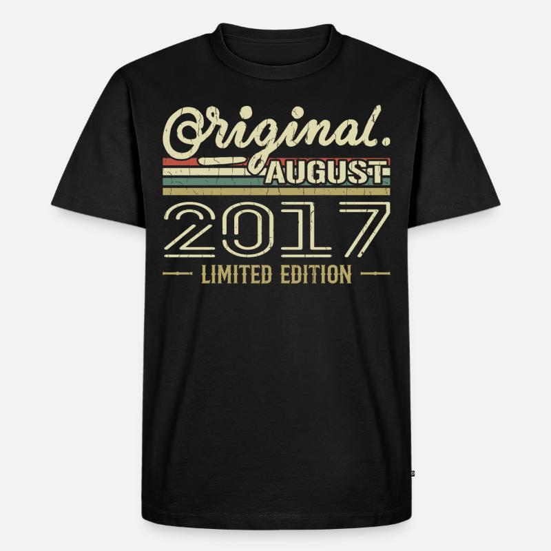 A78 - Männer Premium Bio T-Shirt - Schwarz