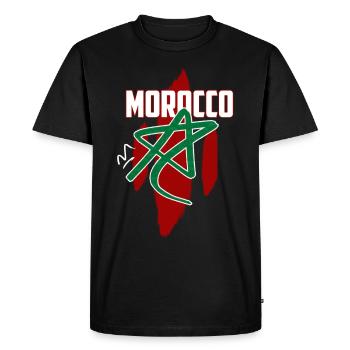 Morocco - Men's Premium Organic T-Shirt - black - Front - Nico (187cm)