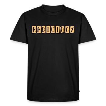 Radiologie Radiologiste Cadeau - T-shirt Premium bio Homme - noir - Devant - Nico (187cm)
