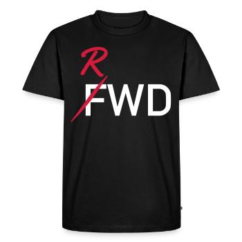 Dérive de la dérive de la propulsion arrière RWD - T-shirt Premium bio Homme - noir - Devant - Nico (187cm)
