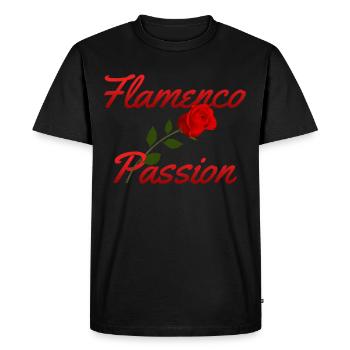FLAMENCO - T-shirt Premium bio Homme - noir - Devant - Nico (187cm)