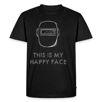 Soudeur masque soudeur soudure - T-shirt Premium bio Homme - noir - Devant - Nico (187cm)