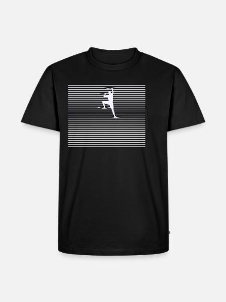 Bouldern Geschenk - Männer Premium Bio T-Shirt - Schwarz