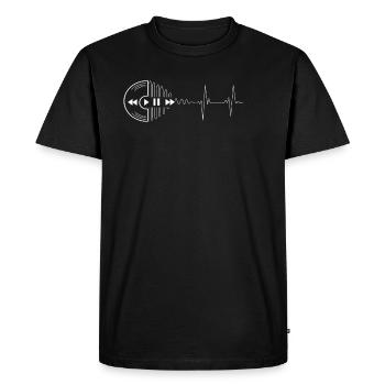 Cadeau pour collectionneurs de disques - T-shirt Premium bio Homme - noir - Devant - Nico (187cm)