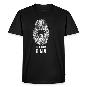Lutte lutteur lutte libre arts martiaux - T-shirt Premium bio Homme - noir - Devant - Nico (187cm)