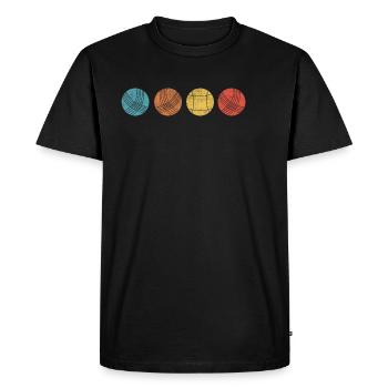 Boccia Boule Petanque ball sport boules player - Men's Premium Organic T-Shirt - black - Front - Nico (187cm)