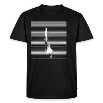 Canicrosser Canicross Hundesport Zughundesport - Männer Premium Bio T-Shirt - Schwarz - Vorne - Nico (187cm)