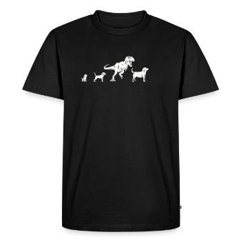 Beagle design for a dog owner - Men's Premium Organic T-Shirt - black - Front - Nico (187cm)