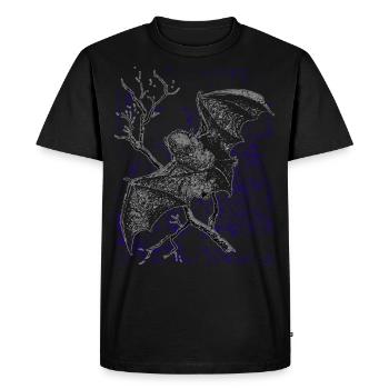 Bat vampire - Men's Premium Organic T-Shirt - black - Front - Nico (187cm)