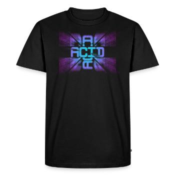 Acid Techno EDM Party Festival DJ - Männer Premium Bio T-Shirt - Schwarz - Vorne - Nico (187cm)