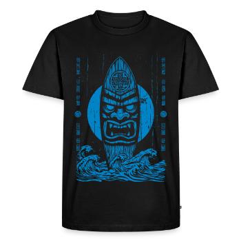 Tikki Tribe - Men's Premium Organic T-Shirt - black - Front - Nico (187cm)