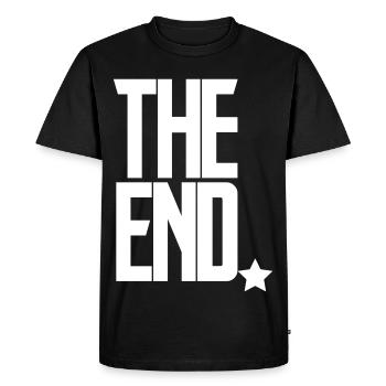 The End Finale – Justice Movie Game Credits - Men's Premium Organic T-Shirt - black - Front - Nico (187cm)