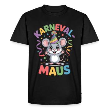 Costume de la souris de carnaval - T-shirt Premium bio Homme - noir - Devant - Nico (187cm)