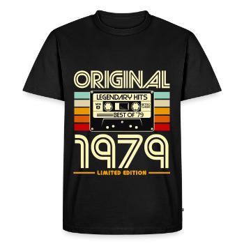 Original 1979 Édition Limitée - T-shirt Premium bio Homme - noir - Devant - Nico (187cm)