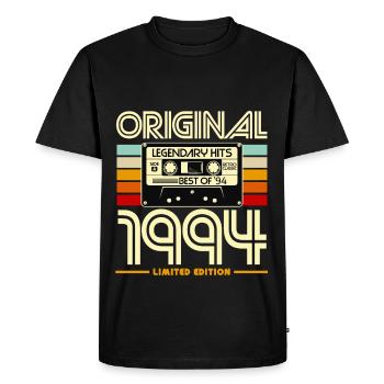 Original 1994 Hits Légendaires - T-shirt Premium bio Homme - noir - Devant - Nico (187cm)