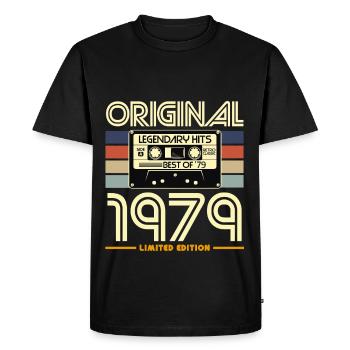 Original 1979 Édition Limitée - T-shirt Premium bio Homme - noir - Devant - Nico (187cm)