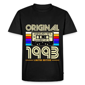 Original 1993 Édition Limitée - T-shirt Premium bio Homme - noir - Devant - Nico (187cm)