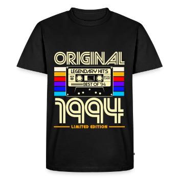 Original 1994 Limited Edition Cassette - T-shirt Premium bio Homme - noir - Devant - Nico (187cm)