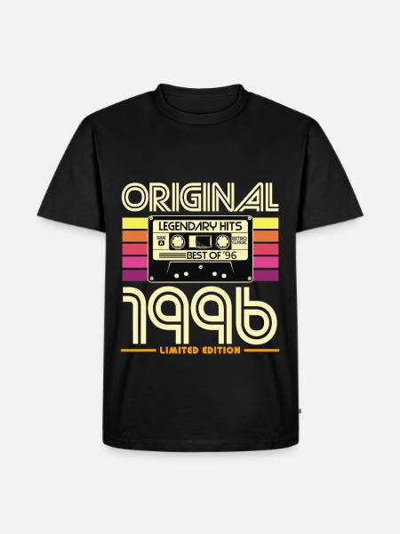 Original 1996 Limited Edition - Men's Premium Organic T-Shirt - black