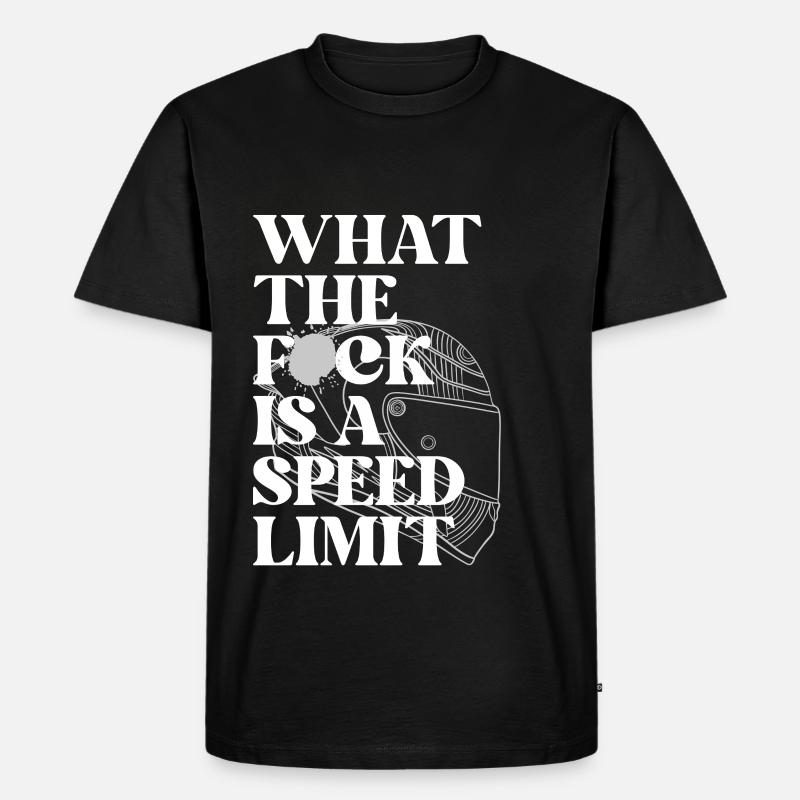 Auto - Männer Premium Bio T-Shirt - Schwarz