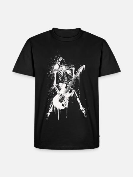 Rock it! - Männer Premium Bio T-Shirt - Schwarz