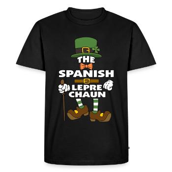 Le lutin espagnol Saint-Patrick - T-shirt Premium bio Homme - noir - Devant - Nico (187cm)
