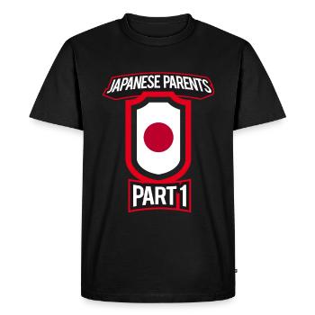 Best Parenting Japanese Parents Part 1 - Men's Premium Organic T-Shirt - black - Front - Nico (187cm)