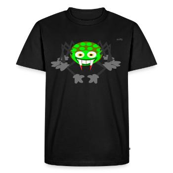 Vampire spider - Men's Premium Organic T-Shirt - black - Front - Nico (187cm)