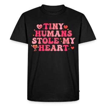 Tiny Humans Stole My Heart - NICU Nurse Women - T-shirt Premium bio Homme - noir - Devant - Nico (187cm)