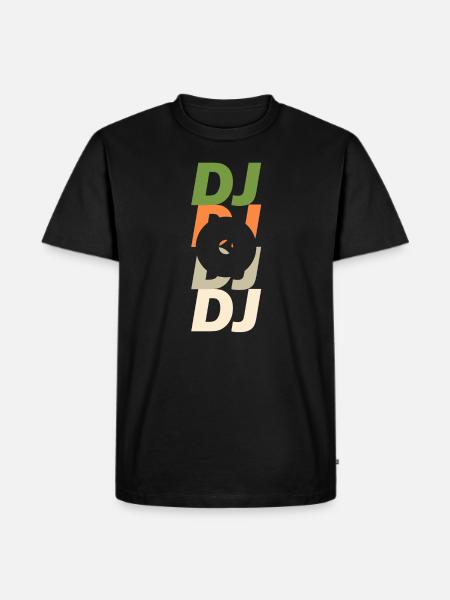 Disco DJ - Men's Premium Organic T-Shirt - black