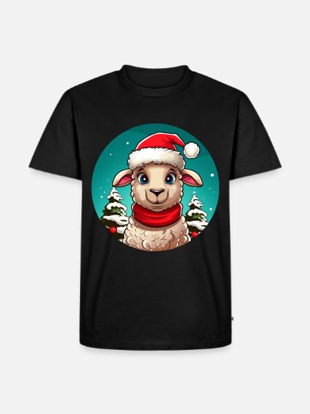 Noël des moutons - T-shirt Premium bio Homme - noir