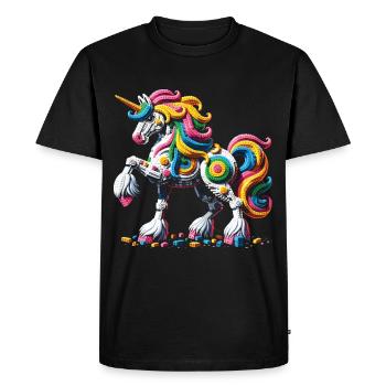 Briques de maître constructeur expert - T-shirt Premium bio Homme - noir - Devant - Nico (187cm)