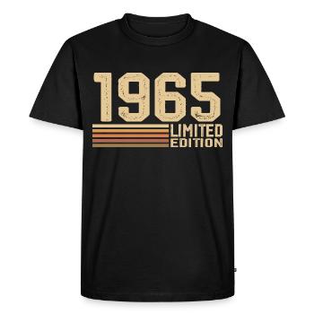 Born in 1965 Birthday - Gift 1965 Vintage 1965 - Men's Premium Organic T-Shirt - black - Front - Nico (187cm)