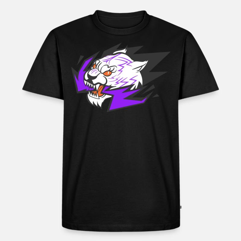 Tiger - Männer Premium Bio T-Shirt - Schwarz