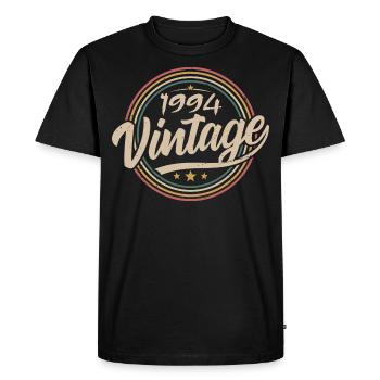 1994 Vintage 1994 Birthday Gift - Retro Style 1994 - T-shirt Premium bio Homme - noir - Devant - Nico (187cm)