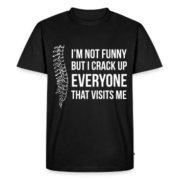 Physiothérapeute chiropracteur physiothérapie - T-shirt Premium bio Homme - noir - Devant - Nico (187cm)