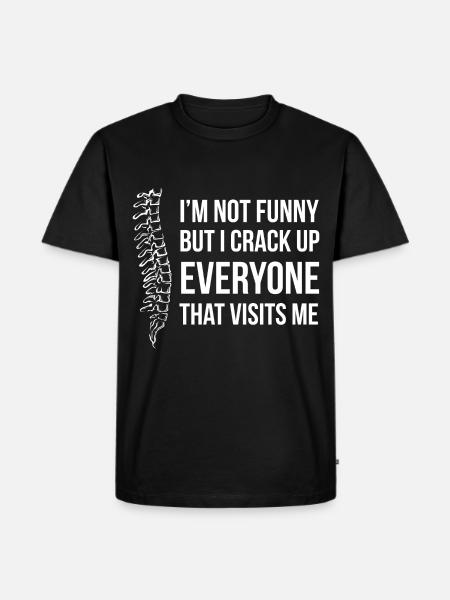 Physiotherapist Chiropractor Physiotherapy - Men's Premium Organic T-Shirt - black