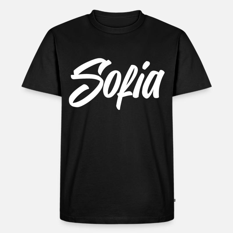 Sofioter - Männer Premium Bio T-Shirt - Schwarz
