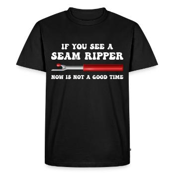 Funny Quilting For Women Quilter Seamstress Fabric - T-shirt Premium bio Homme - noir - Devant - Nico (187cm)