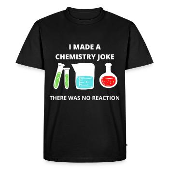 SCIENCE chemistry moment of science gift - Men's Premium Organic T-Shirt - black - Front - Nico (187cm)