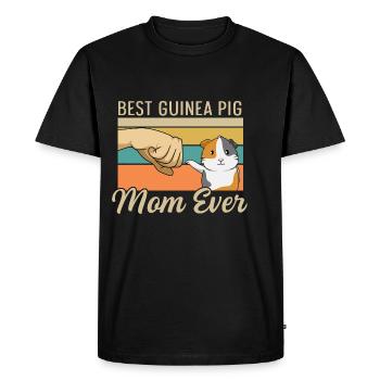 Best Guinea Pig Mom tout design pour votre - T-shirt Premium bio Homme - noir - Devant - Nico (187cm)